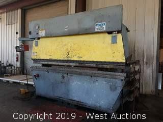 1991 Atlantic HDE 10' Hydraulic Press Brake (No Dies Included)