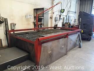 Samson 510 CNC Plasma Cutting Table with Hypertherm Powermax 105 Plasma Cutter and Software