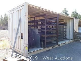 21' Open Sided Storage Sea Container