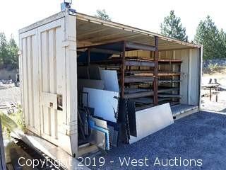 21' Open Sided Storage Sea Container
