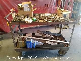 Metal Utility Shop Cart 