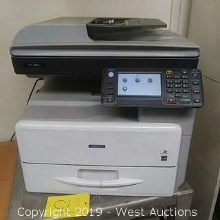 Savin MP301SPF Black and White Laser Multifunction Printer (MFP) 