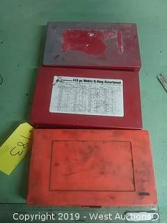 (3) Cases of Rubber O-Ring Assortments
