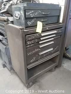 Wheeled Tool Chest & Box Set with Contents