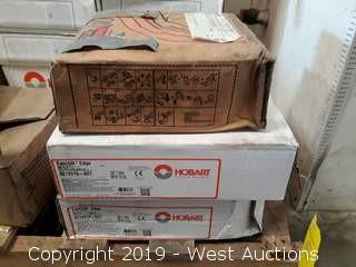 (2) Boxes Of Hibart FabCOR Edge Welding Wire And (1) Box Of Lincoln Electric Weld Wire