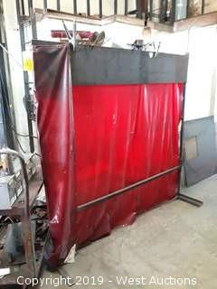 6x8 Welding Curtain With Stand