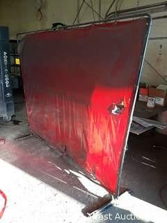 6x8 Welding Curtain With Stand