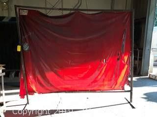 6x8 Welding Curtain With Stand