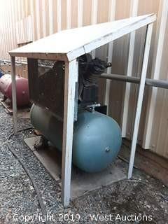Ingersoll Rand 2473 Electric 5HP Air Compressor With Shade Structure 