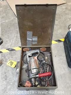 Milwaukee 1000 1/2" Drill With Bits And Case