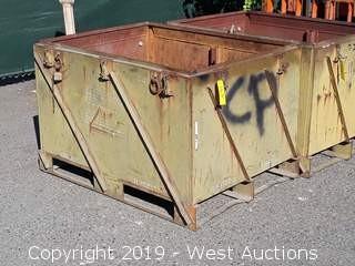 49" X 38" Forkliftable Steel Bin