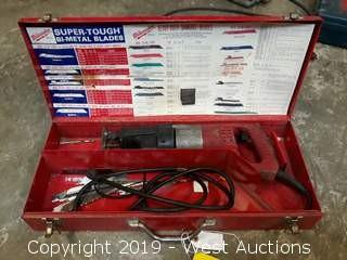 Milwaukee 6511 Heavy Duty Sawzall With Blades And Case