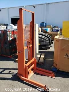 1000 Lb Lift Stacker with Foot Controls