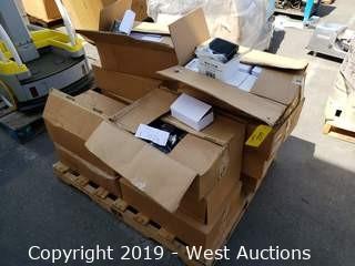 Pallet Of; Speakers, Walkie Talkie Microphones, Cables