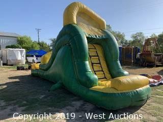 14' Tropical Wet/Dry Inflatable Slide