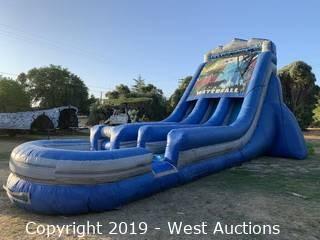 22' Waterfall Inflatable Water Slide