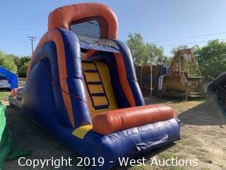 14' Backyard Wet/Dry Inflatable Slide