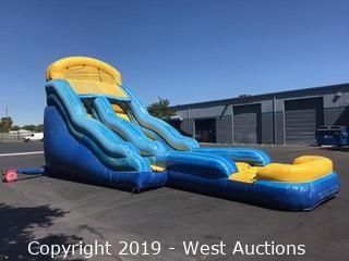18' Water Slide with Pool 