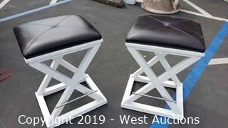 (2) Contemporary Bar Stools