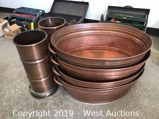 (7) Decorative Container Pieces