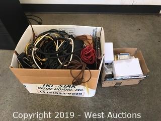 (2) Boxes With Electrical Components and Cables