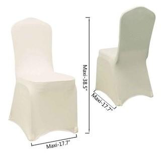 Appoximently 300 Ivory Spandex Chair Covers