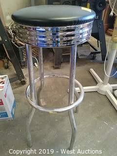 Chrome Barstool 