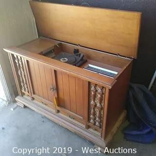 Curtis Mathes Vintage 8- Track Stereo, Record Player, Receiver