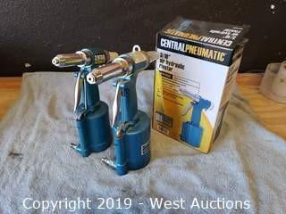 (3) Centeal Pneumatic 3/16" Air Hydraulic Riveters