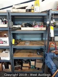 6' Product Shelf Rack full of Tools and Car Parts