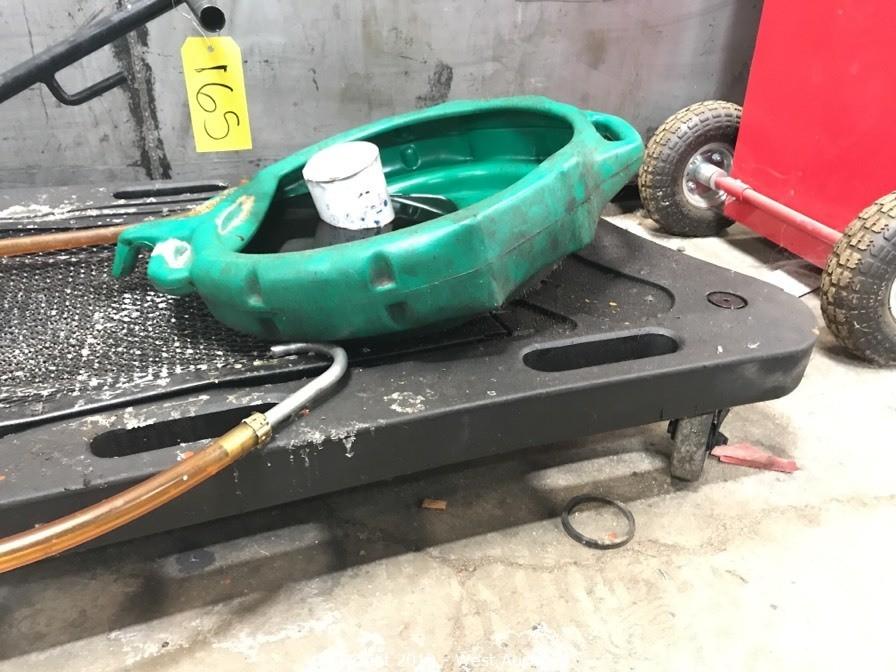 West Auctions Auction Online Relocation Auction for Mayer Equipment ITEM Oil Drain Cart