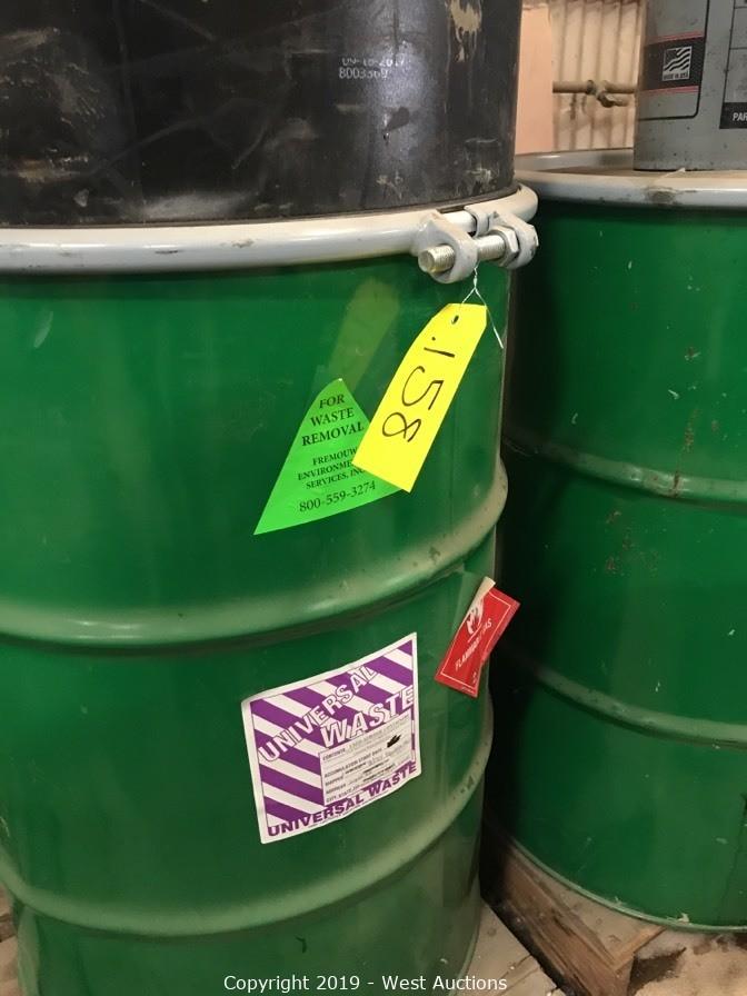 West Auctions Auction Online Relocation Auction for Mayer Equipment ITEM Universal Waste Drum
