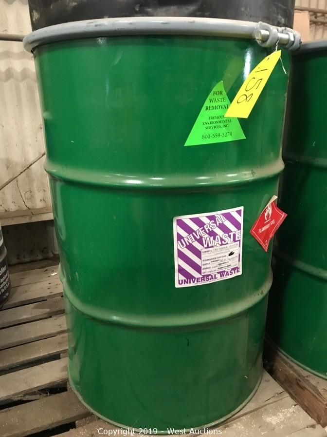 West Auctions Auction Online Relocation Auction for Mayer Equipment ITEM Universal Waste Drum