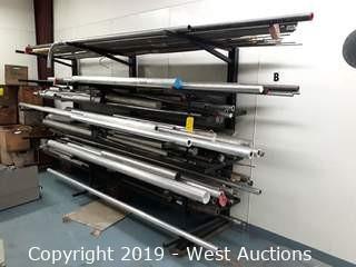 11' Wide Material Rack of Aluminum and Steel Stock