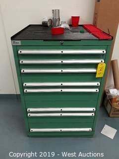 Lista 42" Tall Machinists Tool Cabinet (Contents Included)