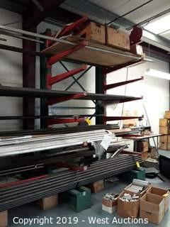 7' Wide X 12' Tall Cantilever Material Rack