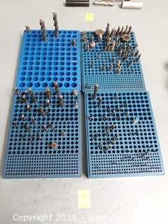 (4) Bit Organizers of Milling Bits