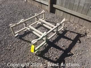 Steel Frame Wine Barrel Rack