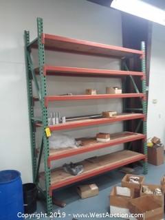 (1) section of 9' product racking