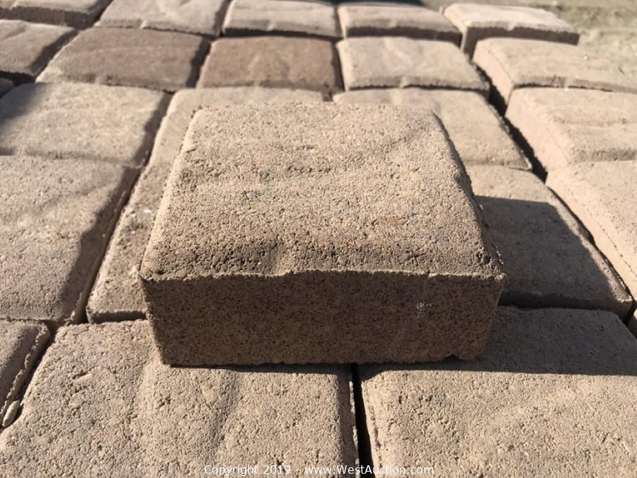 Online Auction of Patio Pavers and Concrete Retaining Wall Blocks for Sale in Dixon, CA