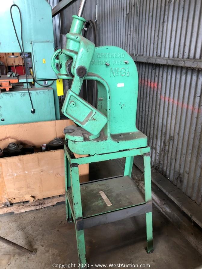 West Auctions Auction Online Auction of Machinery and Tools for Sale