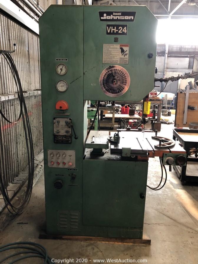 West Auctions Auction Online Auction of Machinery and Tools for Sale