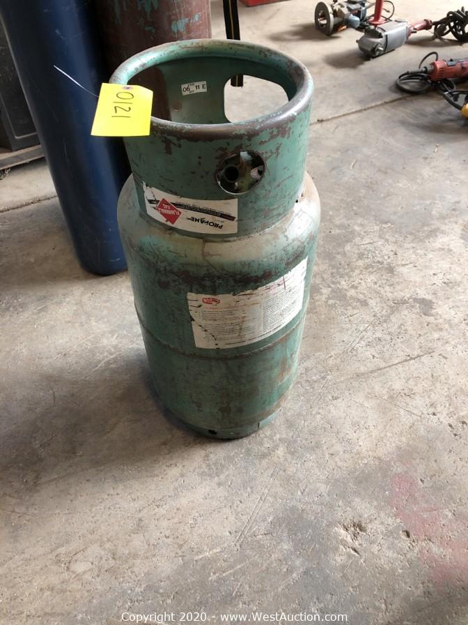 West Auctions Auction Online Auction Of Machinery And Tools For Sale In Berkeley Ca Item Propane Tank