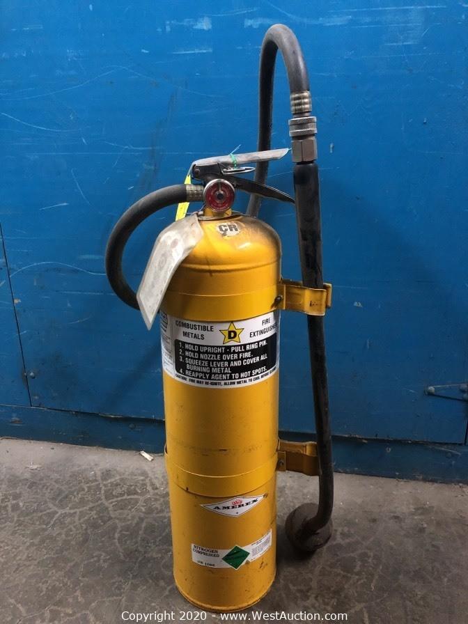 Buckeye 30 Lb Class D Fire Exting For Sale West Auctions - Auction: Retirement Auction of Jenson Mechanical, Inc