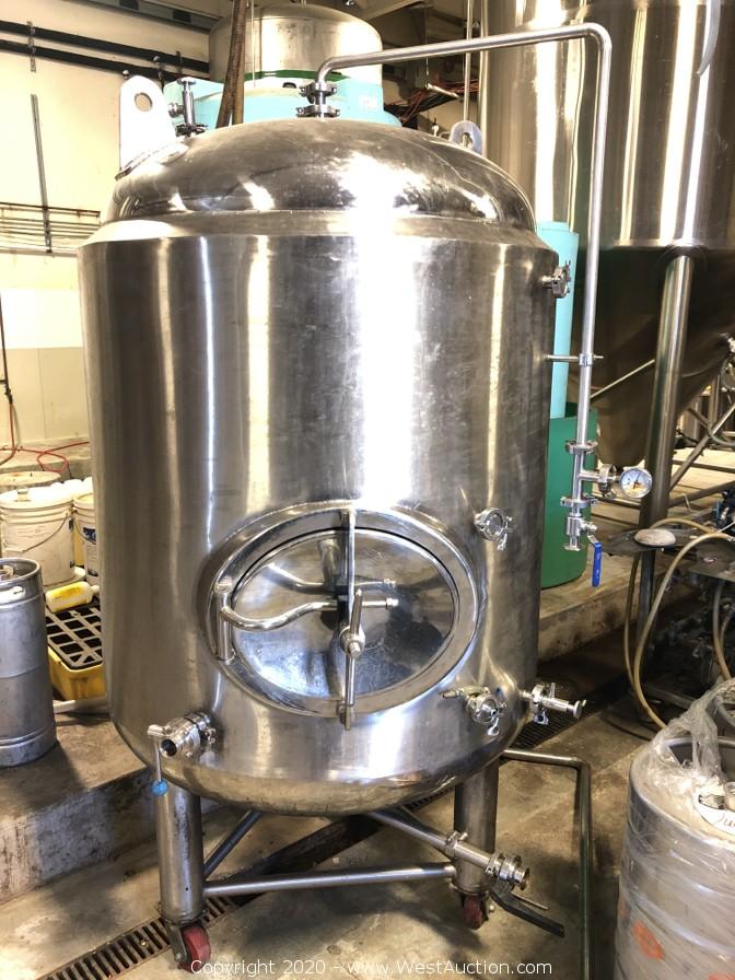 Tenant Abandonment Auction of Copper-Clad Brewhouse and Brewing Equipment from Petaluma Brewery
