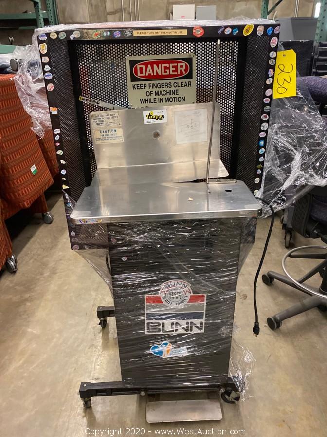 Generators, Flame Cabinets, and Office Equipment