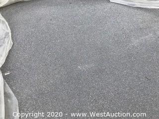 Ackerstone Pressed Slab Paver. 24" x 24" x 2 " Thick. Charcoal Color and Sand-blast Finish.