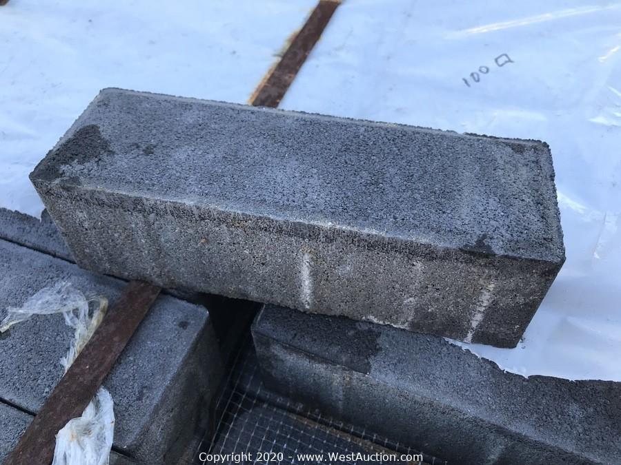 Online Surplus Auction of Pavers from San Jose Paving Contractor