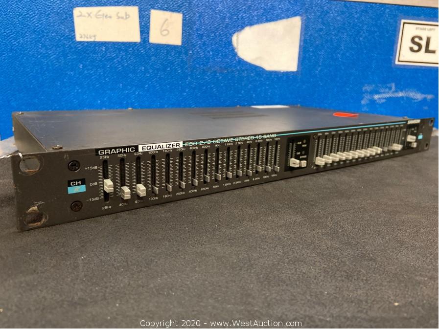 West Auctions Auction Online Auction of Audio, Visual and Staging