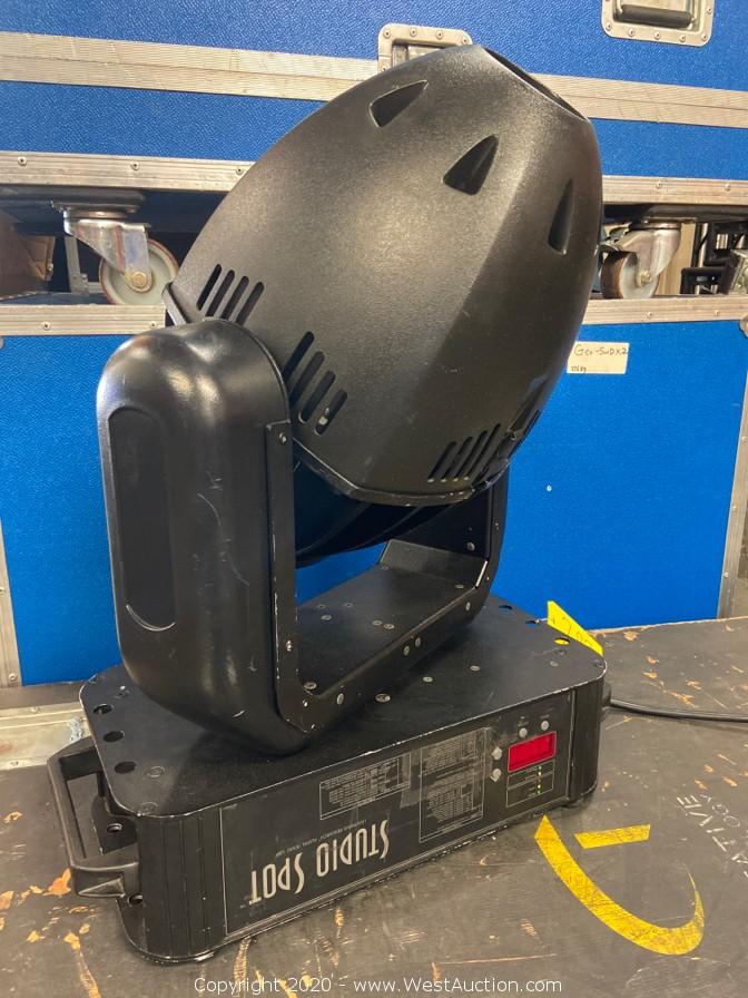 West Auctions - Auction: Online Auction of Audio, Visual and Staging  Equipment in Southern California ITEM: Studio Spot 575 Moving Head Light